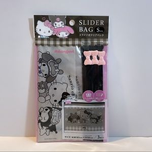 Sanrio Kuromi My Melody Hello Kitty pink bow slider bags